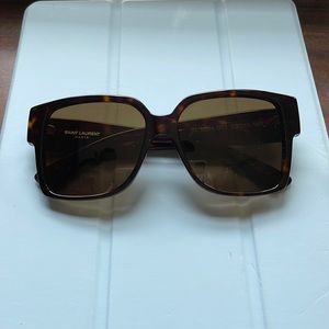 Yves Saint Laurent Havana Brown Sunglasses